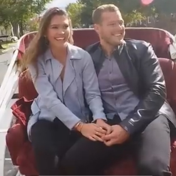 As seen on Caelynn Bachelor. H&M Blue Moto Jacket - Picture 7 of 8